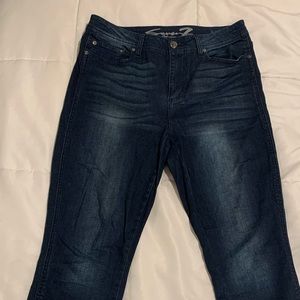 Seven7 high rise ankle legging jeans